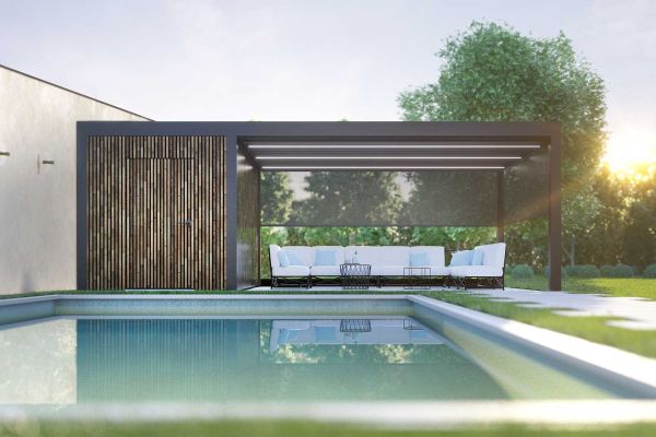 Willkommen beim Outdoor Living Fachpartner 22 WIGRO Lamellen- Glas-Dach von BRUSTOR B720